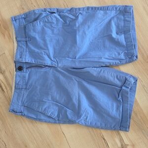 Hollister Light Blue Flat Front Shorts